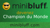 Cynthia joue au Minibluff